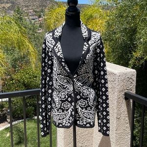 Isaac Mizrahi Live sweater jacket